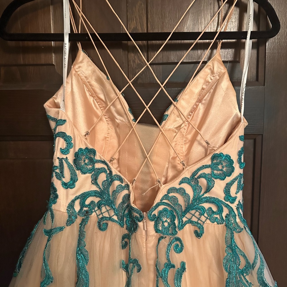 Rachel Allan nude embroidered ballgown - Picture 4 of 4